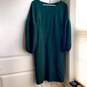 Eloquii emerald green wiggle dress